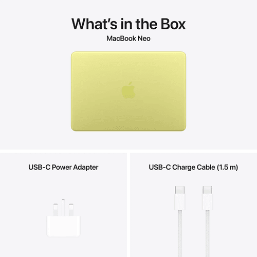 Apple Macbook Neo A18 PRO , Citrus , 13 Inch , 512GB
