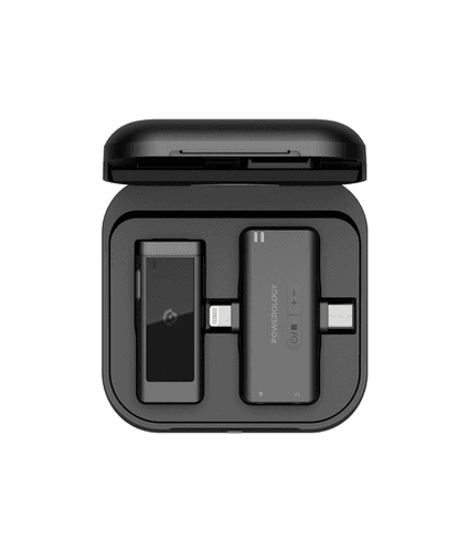 POWEROLOGY LAVALIER WIRELESS MICROPHONE , Black