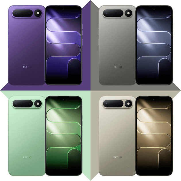 Tecno Spark 50 5G , green , Android , 4GB , 128GB - Hover