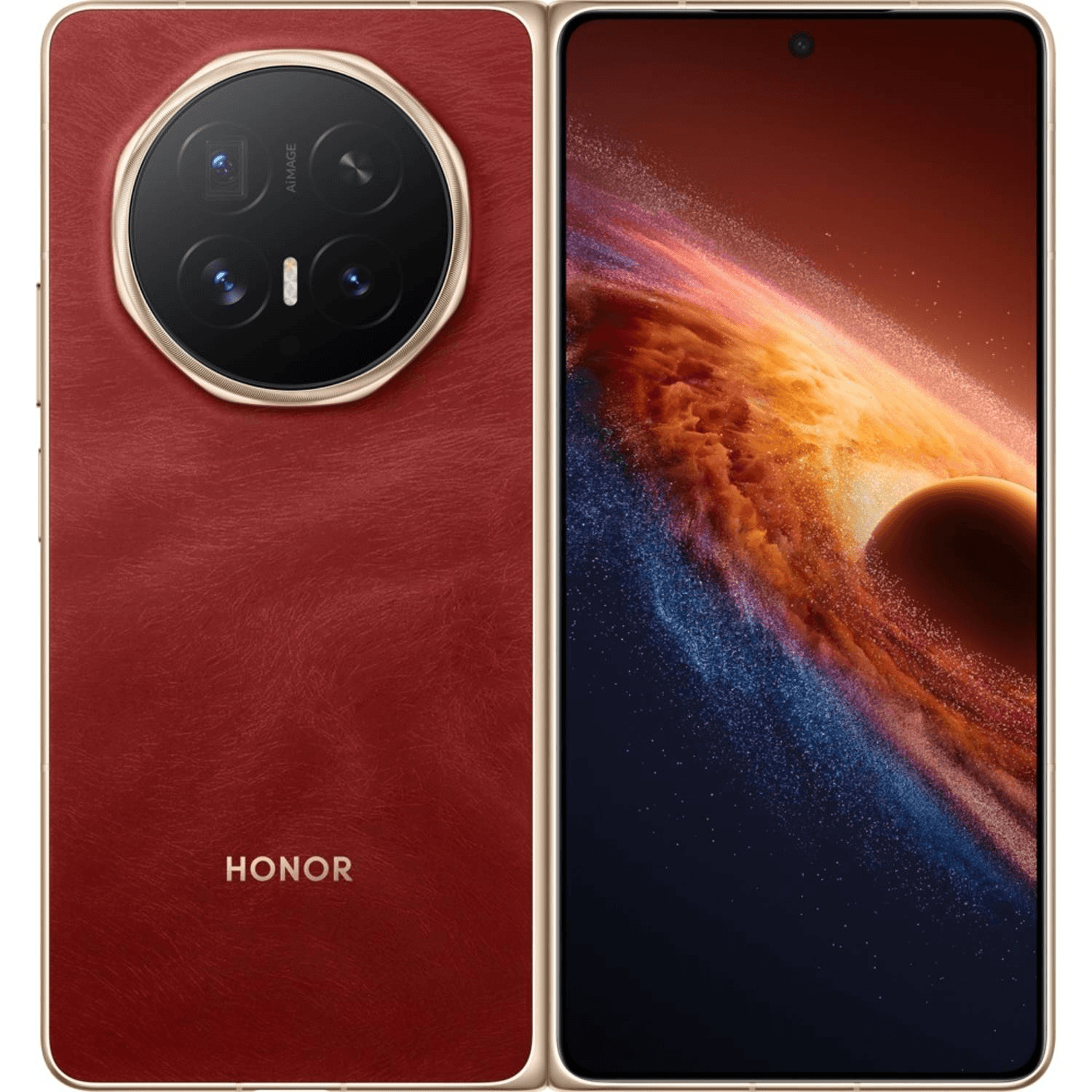 Honor Magic V6 5G , red , Android , 16GB , 512GB - Hover