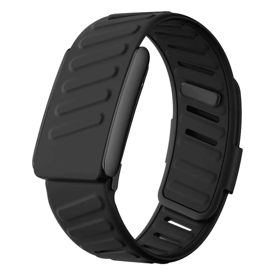 Porodo TrackFit Apex Screenless Fitness Tracker with Electrocardiogram Monitorong , Black