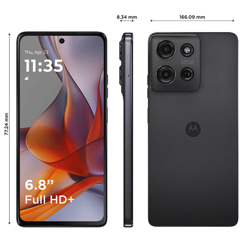 Motorola Moto G75 5G , Charcoal Gray , Android , 8GB , 256GB