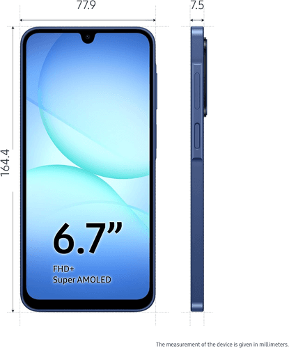 Samsung Galaxy A17 4G , blue , Android , 8GB , 256GB