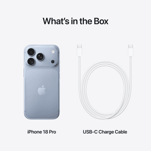 Apple iPhone 18 Pro 5G , Glacier , 512GB , Middle East