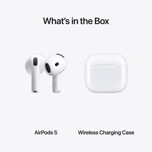 AirPods 5 with Wireless Charging Case , White